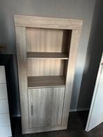 Houten kast met deur en planken, Minder dan 50 cm, Ophalen of Verzenden, Zo goed als nieuw, 150 tot 200 cm