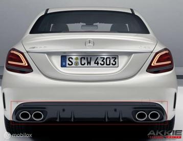 Diffuser nieuw origineel Mercedes W205 C43 AMG('14->)