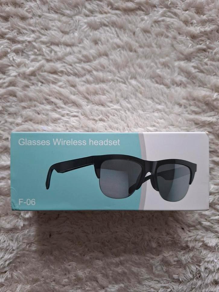 Zonnebril met draadloze speakers, Audio, Tv en Foto, Koptelefoons, Nieuw, Over oor (circumaural), Overige merken, Draadloos, Bluetooth