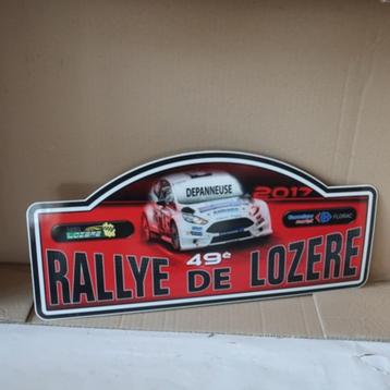 Rally schild bord Frankrijk Lozere kunststof plastic beschikbaar voor biedingen