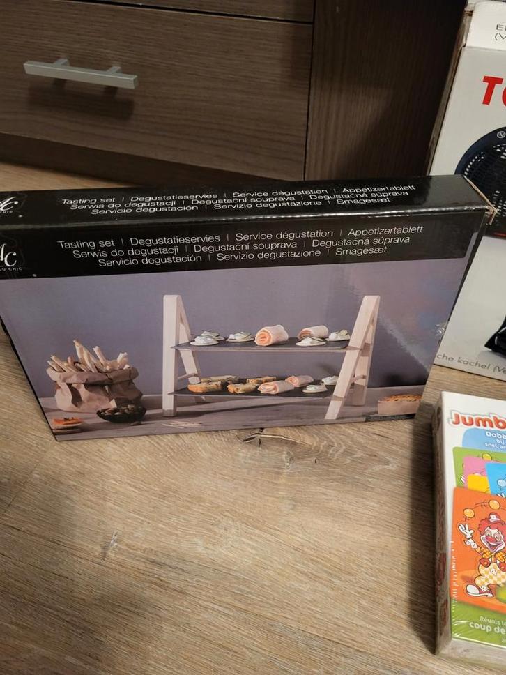 Mooie Nieuwe spullen ventilator en koptelefoon Enz KOOPJE, Diversen, Rommelmarktspullen, Nieuw, Ophalen