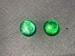 Dichroic Glas, zilveren Oorbellen. Handgemaakt!, Sieraden, Tassen en Uiterlijk, Oorbellen, Nieuw, Ophalen of Verzenden, Knopjes of Stekers