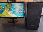 AMD Ryzen 3 Mini Tower PC, Computers en Software, Desktop Pc's, Ophalen, HDD, Met monitor, 8 GB