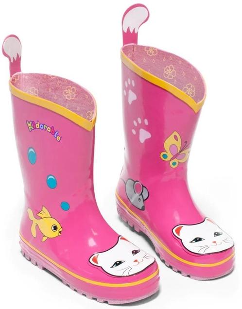Grote partij kinder regenlaarzen Kidorable Lucky Cat 180st, Caravans en Kamperen, Regenkleding, Nieuw, Regenlaarzen, Kinderen