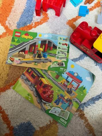Duplo trein, rails & brug 10874 - 10872  beschikbaar voor biedingen