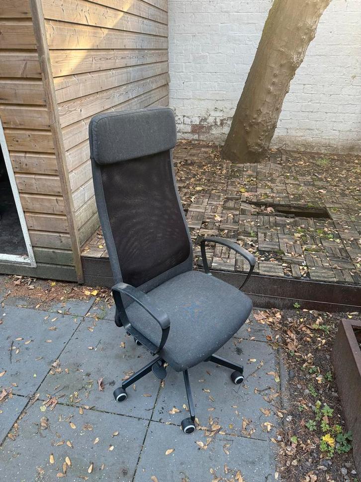 Bureaustoel - Comfortabel voor Thuiswerken, Huis en Inrichting, Bureaustoelen, Gebruikt, Bureaustoel, Grijs, Ergonomisch, Ophalen