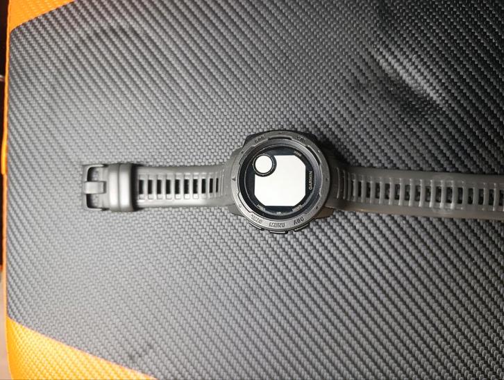 Garmin Instinct - Robuuste Smartwatch, Sieraden, Tassen en Uiterlijk, Smartwatches, Zo goed als nieuw, Android, Grijs, Afstand