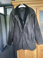 Leren Jas - Maat 56 - Warme Winterjas, Ophalen, Gedragen, Maat 56/58 (XL), Zwart