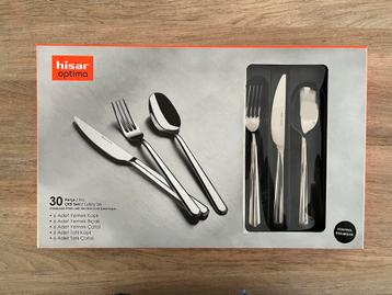 HISAR Optima Bestekset 30 delig 6 persoons - Nieuw beschikbaar voor biedingen