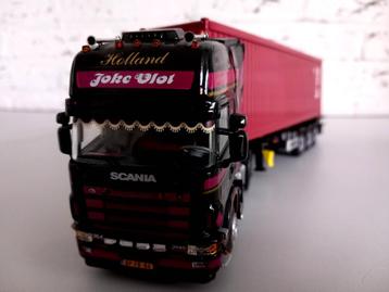 Tekno Scania 164/480  Joke Vlot met 40 ft. ACL container  beschikbaar voor biedingen