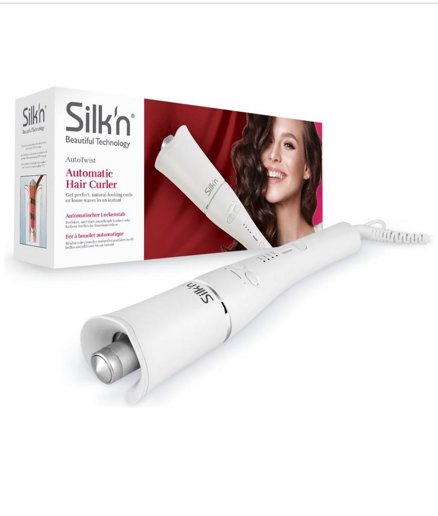 Autotwist krultang Silk’n, Ophalen of Verzenden, Zo goed als nieuw, Krultang of Stijltang