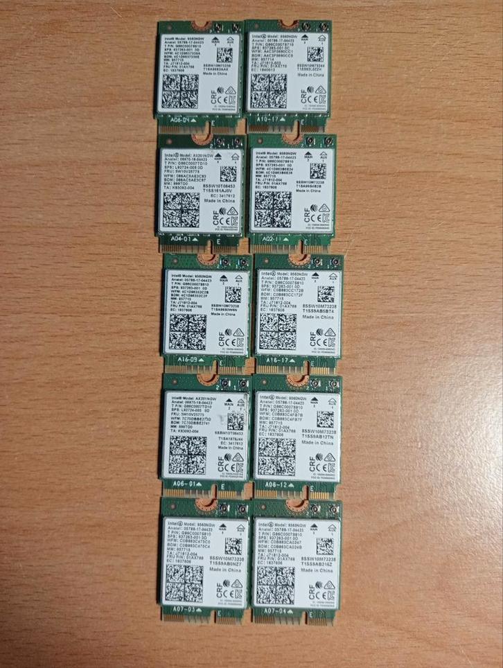 10x Wifi Netwerk Kaart - Getest & Werkend!, Computers en Software, Netwerkkaarten, Gebruikt, Intern, Ophalen of Verzenden