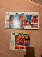Galgje & Zeeslag - MB Spellen Klassiekers, Een of twee spelers, Ophalen of Verzenden, Gebruikt