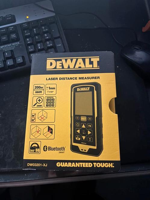 Laser afstandsmeter DW03201-XJ DeWalt, Doe-het-zelf en Verbouw, Meetapparatuur, Zo goed als nieuw, Ophalen of Verzenden