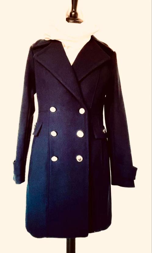 Morgan marineblauwe winterjas maat 38, Kleding | Dames, Jassen | Winter, Zo goed als nieuw, Maat 38/40 (M), Blauw, Ophalen of Verzenden