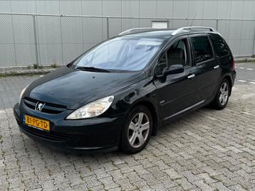 Peugeot 307 2.0 16V SW AUT 2004 Zwart AUTOMAAT beschikbaar voor biedingen