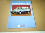 Nissan Prairie 1985 16 pag., Verzenden, Zo goed als nieuw, Nissan