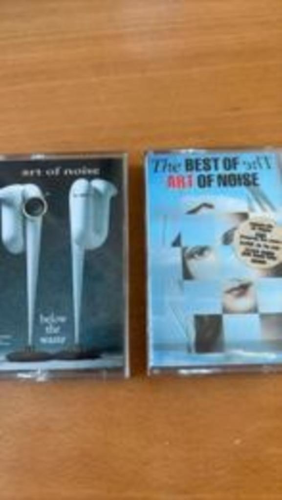 Art of Noise 2 X muziek cassette below the waste en best of, Cd's en Dvd's, Cassettebandjes, Gebruikt, Origineel, 1 bandje, Ophalen of Verzenden