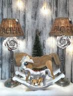 3 pcs rivièra maison hobbelpaard & RM kerstboom & RM bell, Ophalen of Verzenden