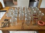 Weckpotten, rubberringen, klemmen en glastang, Huis en Inrichting, Keuken | Potten en Pannen, Ophalen, Zo goed als nieuw, Glas