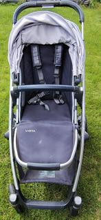 Uppababy Vista, Kinderen en Baby's, Kinderwagens en Combinaties, Gebruikt, Combiwagen, Verstelbare duwstang, Ophalen