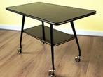 Franse vintage trolley, Huis en Inrichting, Tafels | Bijzettafels, Overige materialen, Minder dan 55 cm, Gebruikt, Vintage