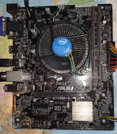 Asus H110M-K, Intel Core i5 6400, 8GB, Computers en Software, Moederborden, Gebruikt, Intel, DDR4, Ophalen