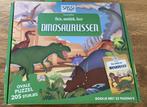 Sassi-vloerpuzzel met boekje over dinosaurussen, Ophalen of Verzenden, Meer dan 50 stukjes, Gebruikt, 6 jaar of ouder