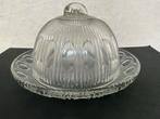 Glazen kaasstolp met schaal - diameter 22cm, Antiek en Kunst, Ophalen of Verzenden