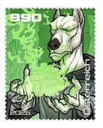 Oostenrijk 2025 Cassius Strip Crypto - NFT kleur Groen, Verzenden, Postfris