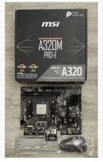AMD Ryzen 5 1600 + MSI A320M Pro-E, AM4 + 8GB HyperX DDR4, Computers en Software, DDR4, Refurbished, Ophalen of Verzenden, Micro-ATX