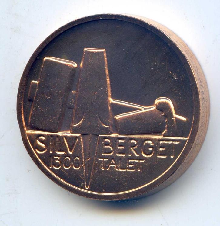 Zweden Penning Brons Munt Zweden 1995, Postzegels en Munten, Penningen en Medailles, Brons, Ophalen of Verzenden