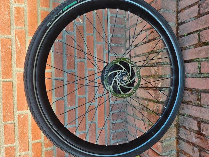Achterwiel Gazelle, Enviolo naaf, schijfrem, tandwiel, band., Fietsen en Brommers, Fietsonderdelen, Zo goed als nieuw, Algemeen