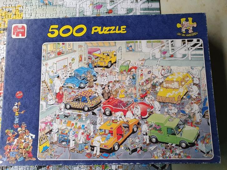 3 x Jan van Haasteren Puzzel, Hobby en Vrije tijd, Denksport en Puzzels, Zo goed als nieuw, Legpuzzel, 500 t/m 1500 stukjes, Ophalen of Verzenden