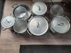 Horeca pannen, Huis en Inrichting, Keuken | Potten en Pannen, Ophalen, Zo goed als nieuw, Rvs, Pannenset