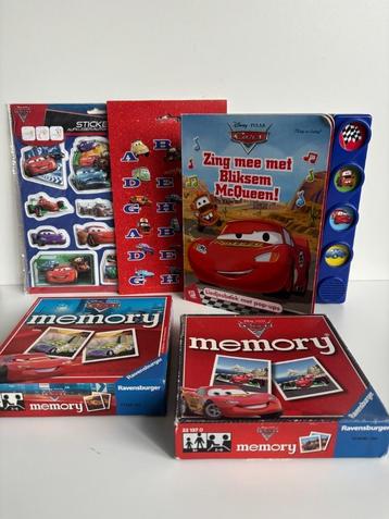 Cars set!  2 memory spellen +Mooi pop-up boek, met muziek beschikbaar voor biedingen