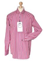 Nieuw Ben Barton overhemd, gestreept, roze, Mt. 40 / M, Ben Barton, Verzenden, Nieuw, Halswijdte 39/40 (M)