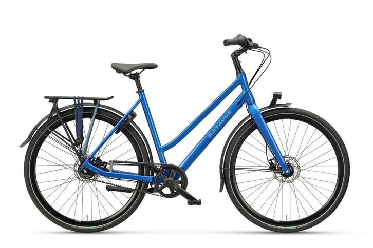 Batavus Dinsdag exclusive blauw dames 48cm 28inch, Fietsen en Brommers, Fietsen | Dames | Damesfietsen, Nieuw, Batavus, Versnellingen