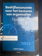 Bedrijfseconomie Opgaven - Besturen van Organisaties, Ophalen of Verzenden, Beta, Zo goed als nieuw, HBO