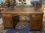Groot antiek bureau, partnerbureau, partnerdesk, buro dubbel, Ophalen, Gebruikt, Baambrugge, Info@babuschka.nl