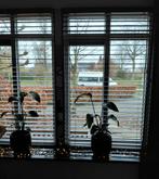 NIEUWE zwarte houten Luxaflex, Huis en Inrichting, Stoffering | Gordijnen en Lamellen, Ophalen, 100 tot 150 cm, Zwart, Nieuw