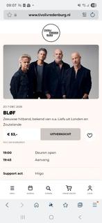 2 tickets Blof Tivoli (Utrecht) zondag 7 december, Tickets en Kaartjes, Twee personen, December