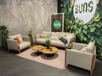 Suns outdoor : Tagia  Sofa lounge set Demo model € 7000, Ophalen, 5 zitplaatsen, Teakhout, Nieuw