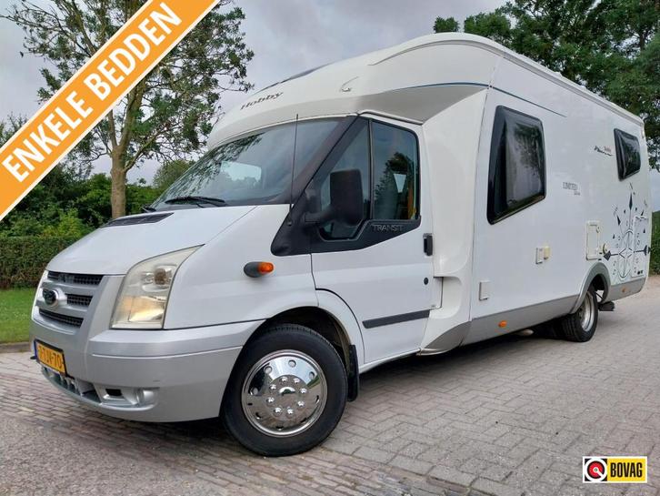 Nette Hobby 650 ESC LE, met extra lage bedden en trekhaak !!, Caravans en Kamperen, Campers, Bedrijf, tot en met 3, Half-integraal