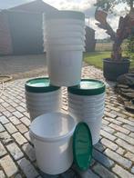 Kunststof emmers. Inhoud 20 liter, Huis en Inrichting, Emmers, Ophalen of Verzenden, Gebruikt, Kunststof, Met deksel