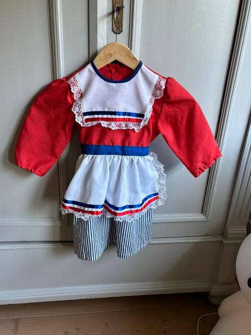 Verkleedjurk Hollands meisje 104/110/116, Kinderen en Baby's, Carnavalskleding en Verkleedspullen, Meisje, 110 t/m 116, Ophalen of Verzenden