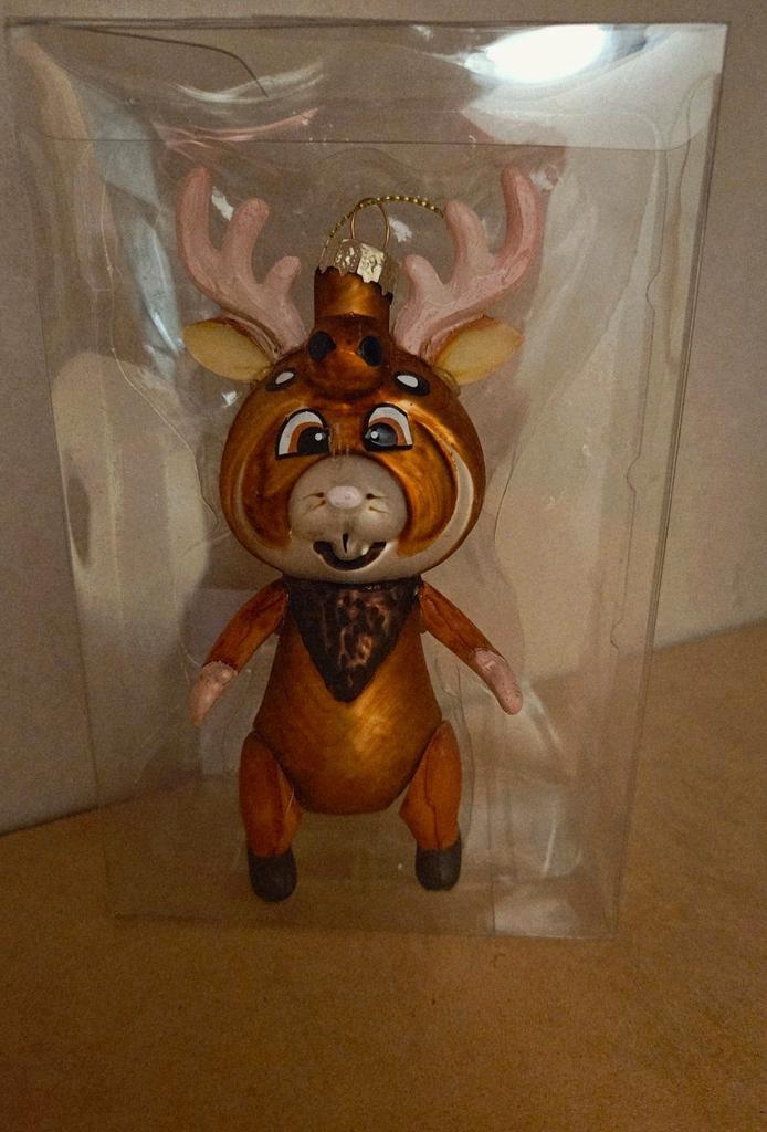 Rendier hamster kerstbal, kersthanger, Diversen, Kerst, Nieuw, Ophalen