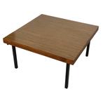 Vintage salontafel jaren 70 vierkant design, Gebruikt, 50 tot 100 cm, Vintage, Minder dan 50 cm