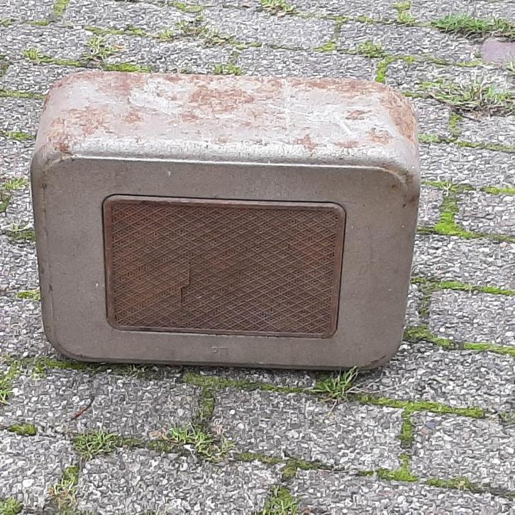 antieke luidspreker Draadomroep / radiodistributie PTT, Antiek en Kunst, Antiek | Tv's en Audio, Ophalen