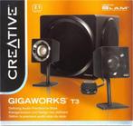 Creative T3 gigaworks speakers, Computers en Software, Pc speakers, Audiokanaal 2.1, Gebruikt, Creative Labs, Ophalen